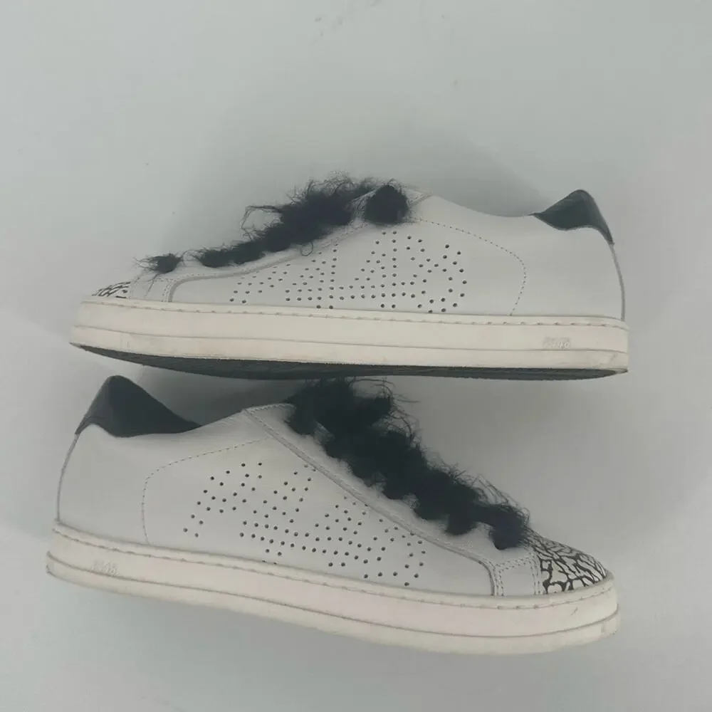 P448 The John Cement Sneakers Size 36 6.5 Casual Shoes Leather